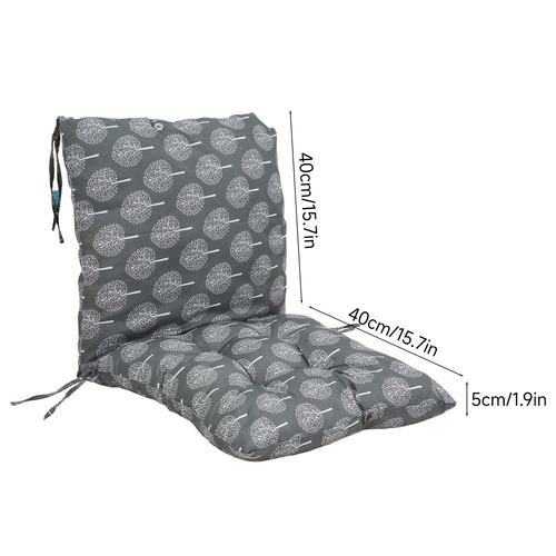 High back chair - back,