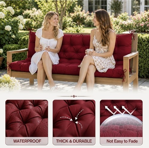 Thick seater garden bench - 2-3,