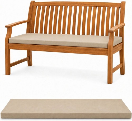 Garden bench cushion pad - cushion,