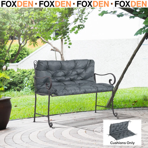 Seater bench cushion garden - bench, cushion,